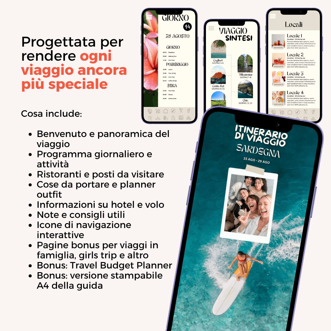 Itinerario di Viaggio Personalizzato